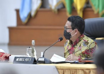 GUS MENTERI MINTA RELAWAN DESA LAWAN COVID-19 KOLABORASI DENGAN SATGAS