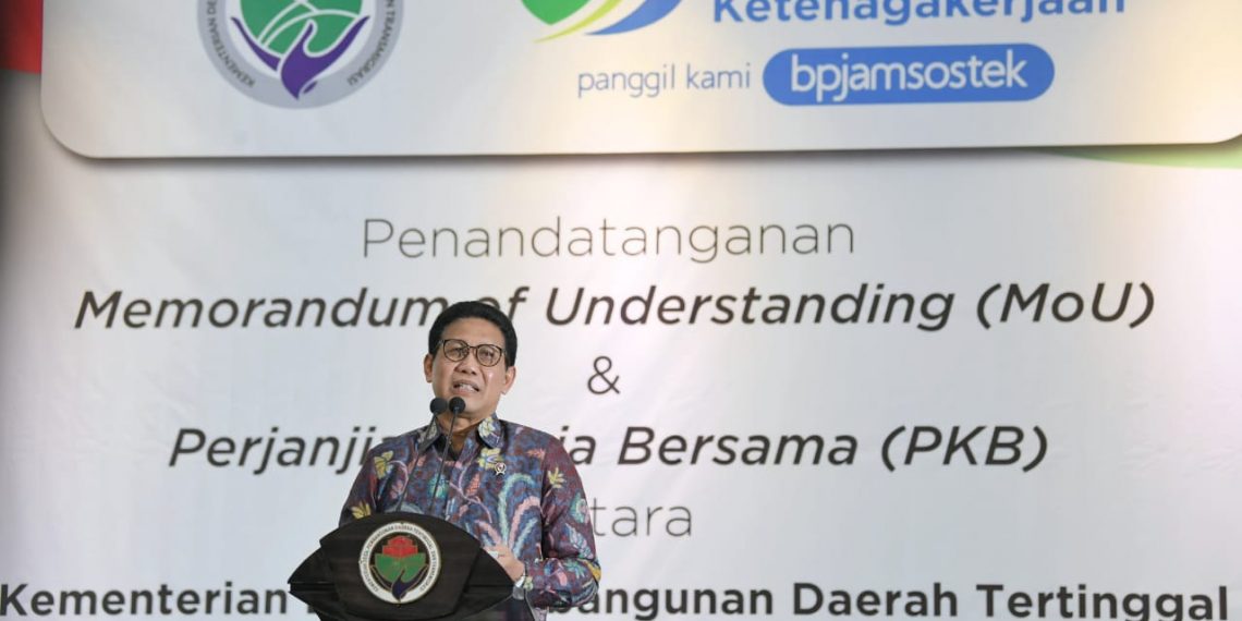 GERAK CEPAT, KEMENDES PDTT JADI YANG PERTAMA LAKSANAKAN INPRES JAMSOSTEK