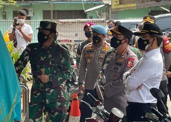 Kapolri dan Panglima TNI sidak penerapan PPKM mikro di Jakarta