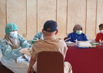 Kejar Target Jokowi 1 Juta Dosis/Hari, Polri Gelar Vaksinasi Massal Covid-19