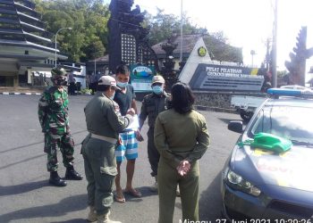 Tim Yustisi Jaring Lima Pelanggar Prokes 