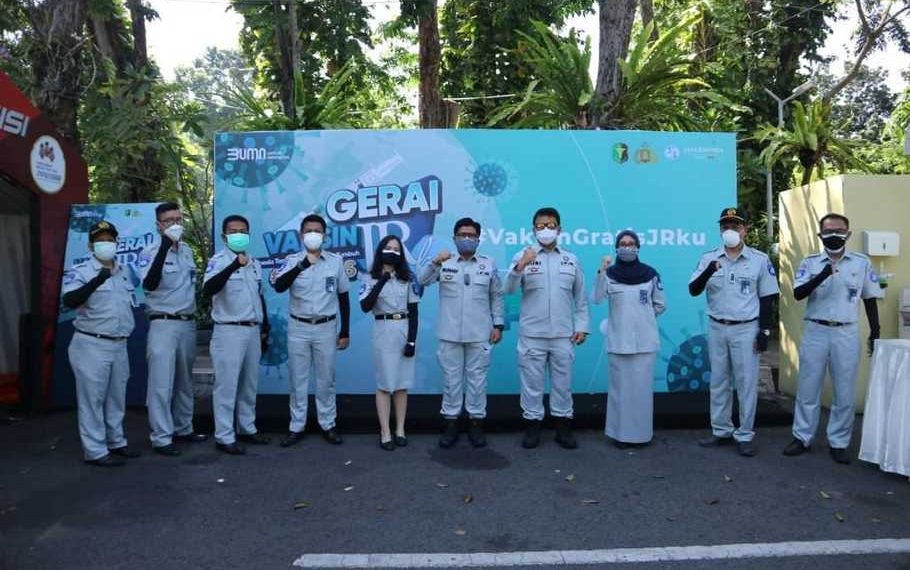 Sinergi dengan Polri, Jasa Raharja Kembali Gelar Vaksinasi JRKu di Surabaya