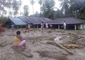 Desa Rogo Kab. Sigi dilanda banjir bandang