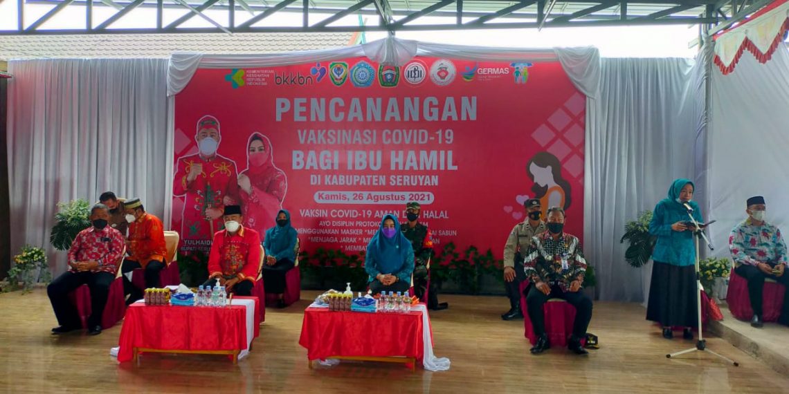 Polsek Hanau gelar pengamanan Vaksinasi bagi Ibu Hamil