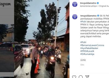 Pagi Ini Petugas Sudah Berjaga di Titik Penyekatan PPKM Level 4 Jilid II