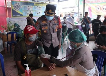 Polres Kapuas Bantu Percepat Vaksinasi Covid-19 Untuk Masyarakat
