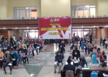 Program Vaksinasi Massal Polres Oku Selama Dua Hari Habiskan 2500 Vaksin Sinovac Dosis Pertama