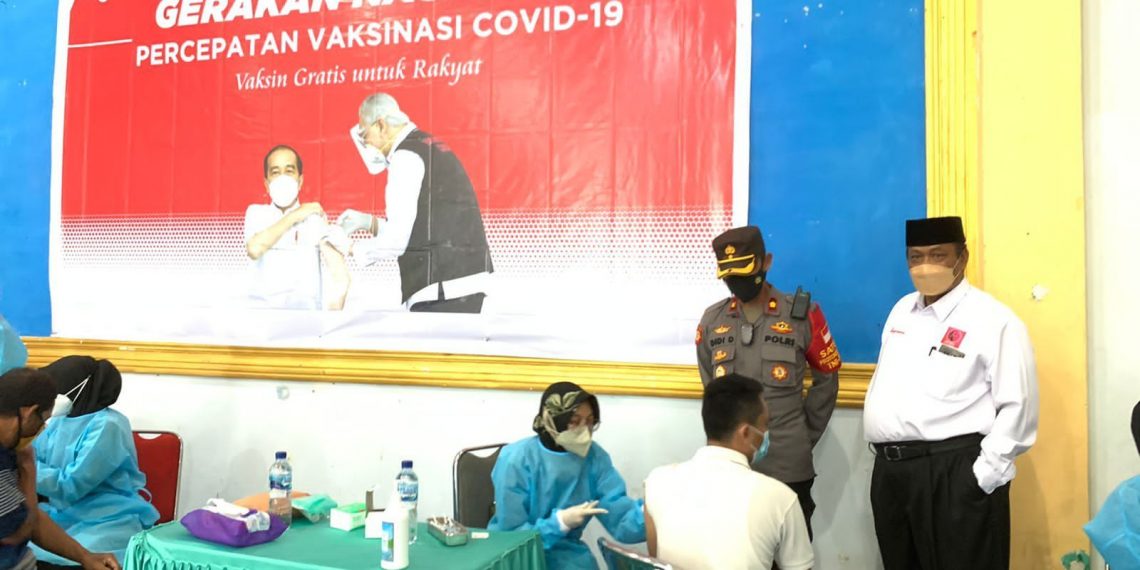 Sinergi dengan TNI dan Polri, Projo Gelar Vaksinasi Massal untuk Masyarakat Umum di Kabupaten Tegal