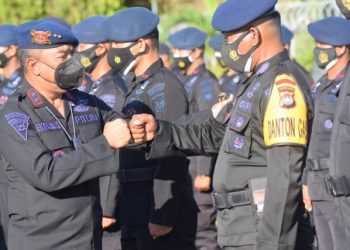 Sukseskan PON 2021, Sebanyak 100 Personil Brimob Polda Sulbar di kirim ke Papua