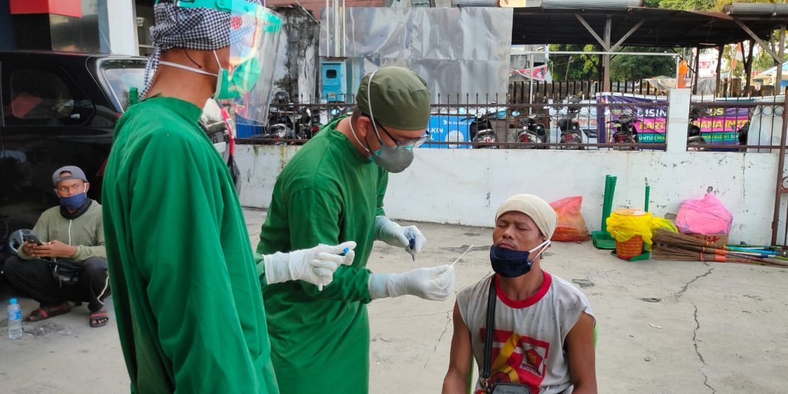 Terjaring Operasi Yustisi Satgas Covid-19 Kota Palangka Raya, 42 Pelanggar Dilakukan Tes Swab Antigen