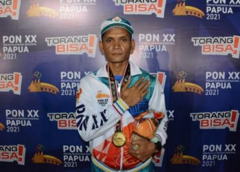 Tetih Ragil, Sang Abdi Negara Peraih Emas Panjat Tebing PON Papua