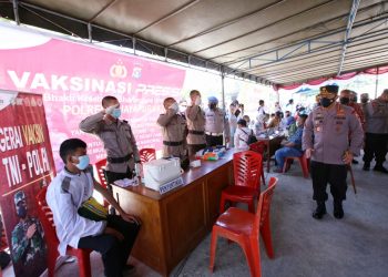 Dukung Pelaksanaan PON, Kapolri Akan Gencarkan Vaksinasi di Papua