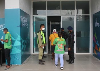 Personel Berikan Rasa Aman Dan Lancar Dalam Pertandingan PON XX Papua Cabor Sepak Bola