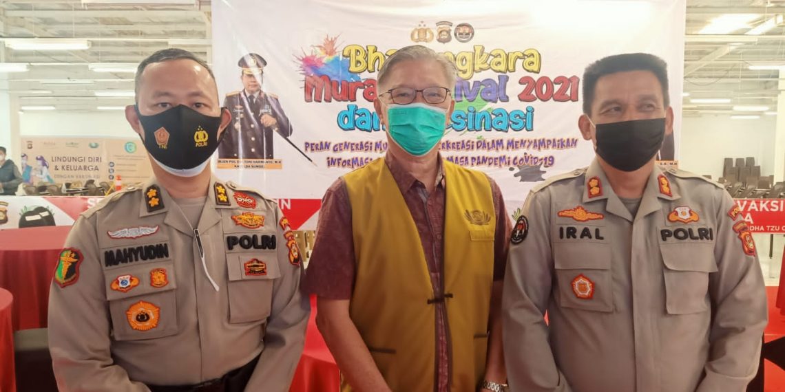 Polda Sumsel Adakan Lomba Mural Dan Vaksin