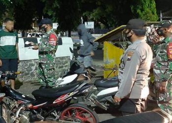 Tim Gabungan TNI – Polri Gelar Pendisiplinan Prokes