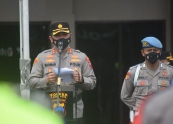 Polres Tegal Kota Gelar Apel Konsolidasi Anggota dan Kelengkapan Hadapi Bencana Alam