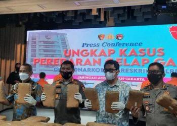 Polri sita 224,4 kg ganja jaringan narkoba Aceh-Medan-Jakarta