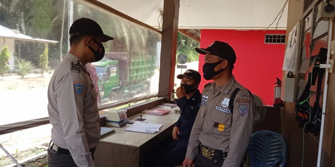 Polsek Langgam Ajak Masyarakat Jaga Kamtibmas dan Terapkan Prokes