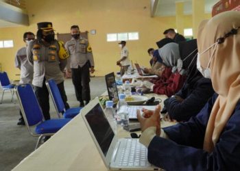 Vaksinasi Serentak Seluruh Indonesia, Sebanyak 994 Orang Berhasil Divaksin di Kota Banjar