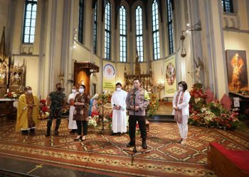 Ibadah Natal 2021 di Jakarta Aman, Pihak Gereja Sampaikan Terima Kasih ke Polri dan TNI