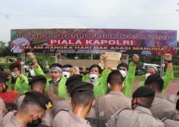 Beri Ruang Kepada Masyarakat Sampaikan Aspirasi, Polda Kaltim Gelar Lomba Orasi Unjuk Rasa