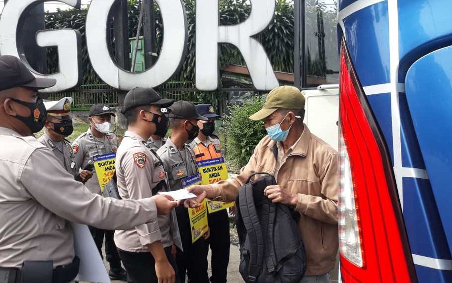 Satgas Kota Bogor Gelar Grebek Vaksin di Terminal Baranangsiang