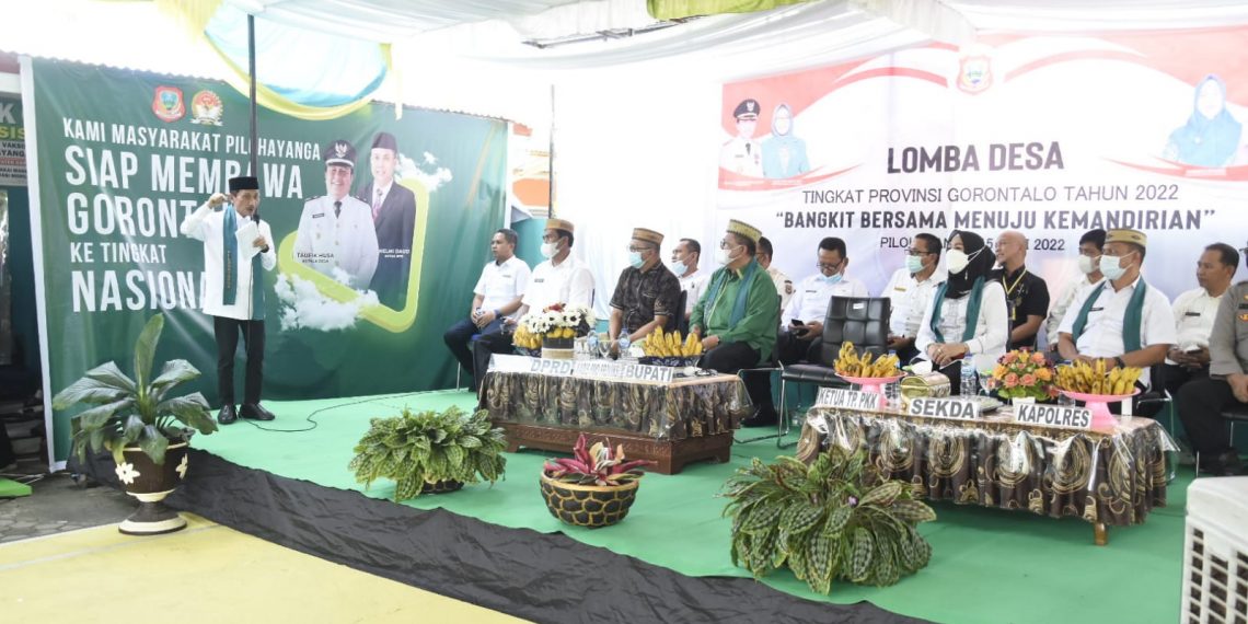 Desa Pilohayanga Jadi Duta Lomba Desa 2022 Mewakili Kab. Gorontalo